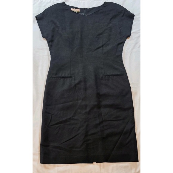 Avery Quinn Pants - Avery Quinn Dress Womens 12 Black Rayon Padded Shoulders USA Boutique Charleston